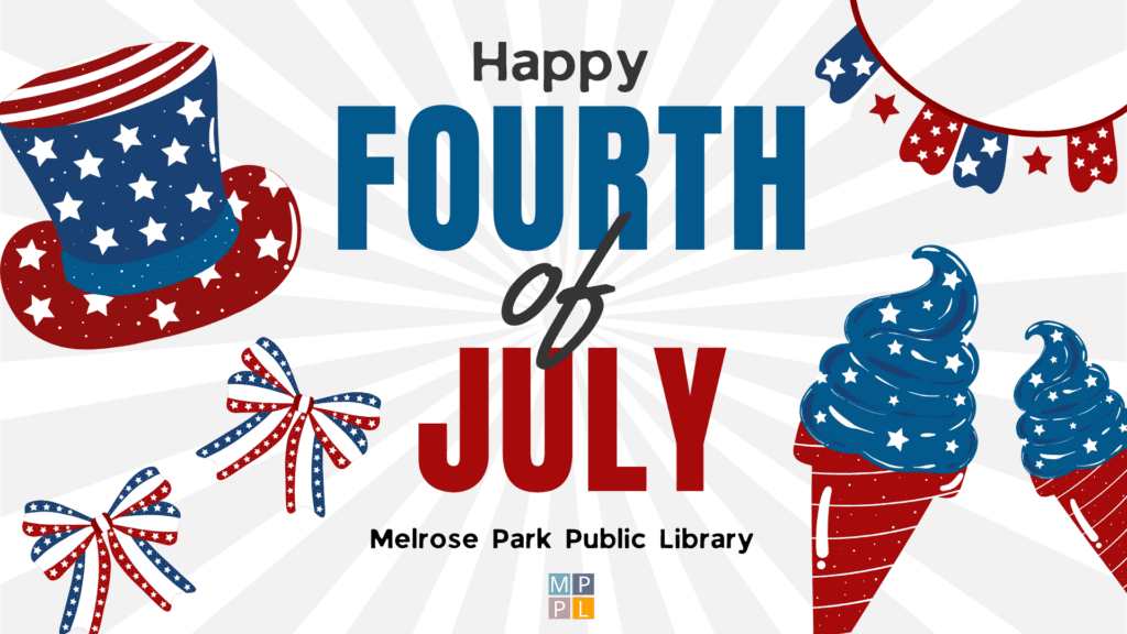 Uncle Sam's Hat, Bows, Banners, and Ice Cream