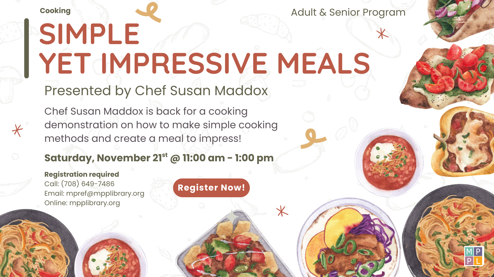 Plates with different foods